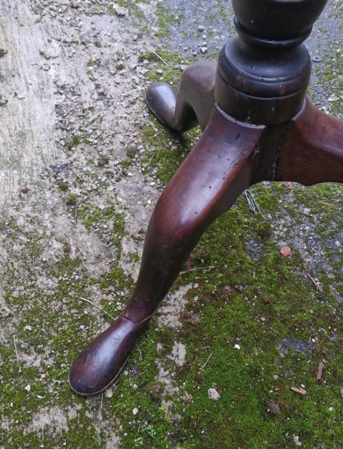 LATE 18TH CENTURY GEORGIAN MAHOGANY TRIPOD TABLE - ADDITIONAL PHOTO 9