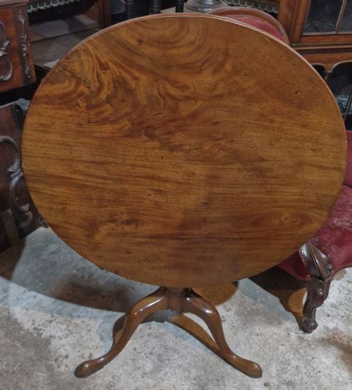 REGENCY MAHOGANY TRIPOD TABLE - ADDITIONAL PHOTO 5
