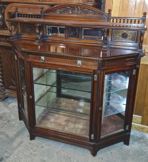 Victorian Walnut Side Cabinet by Gillows.