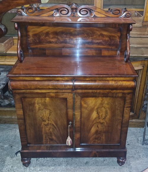Regency Mahogany Side Cabinet.