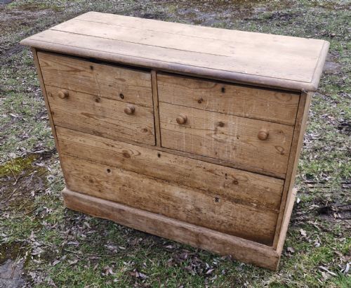 Rustic Pine Haberdashery Set of Pine Drawers.