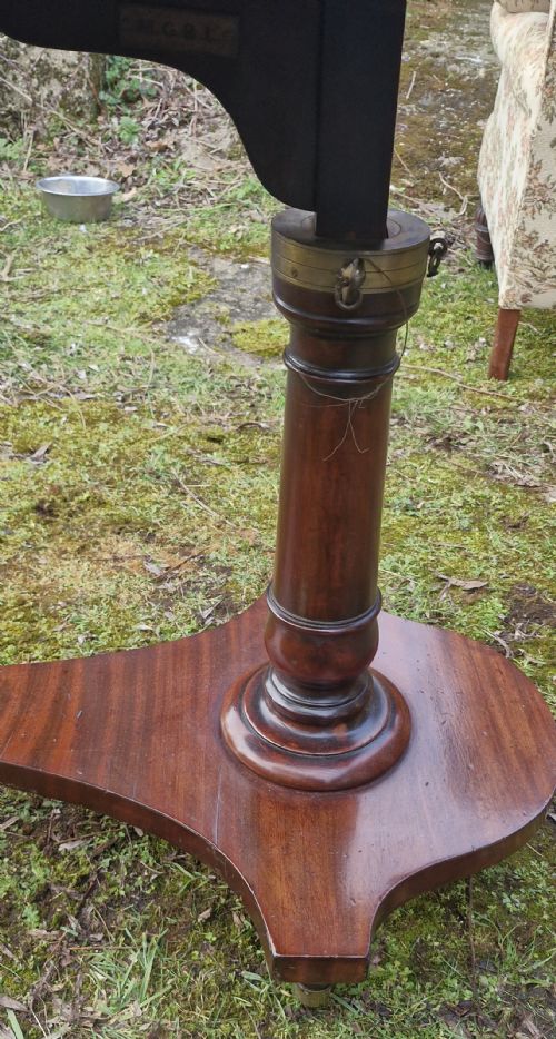 REGENCY MAHOGANY ADJUSTABLE READING TABLE - ADDITIONAL PHOTO 1
