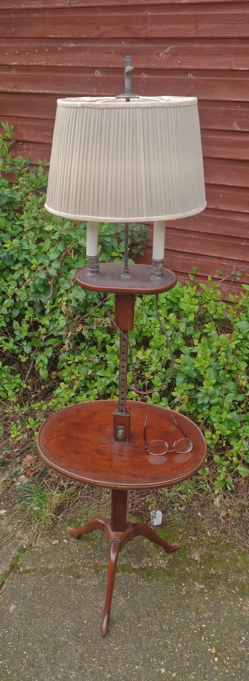 INTERESTING AND UNUSUAL CONVERTED LAMP TABLE - ADDITIONAL PHOTO 1