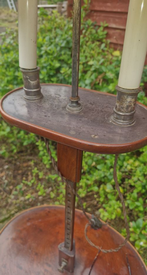 INTERESTING AND UNUSUAL CONVERTED LAMP TABLE - ADDITIONAL PHOTO 2