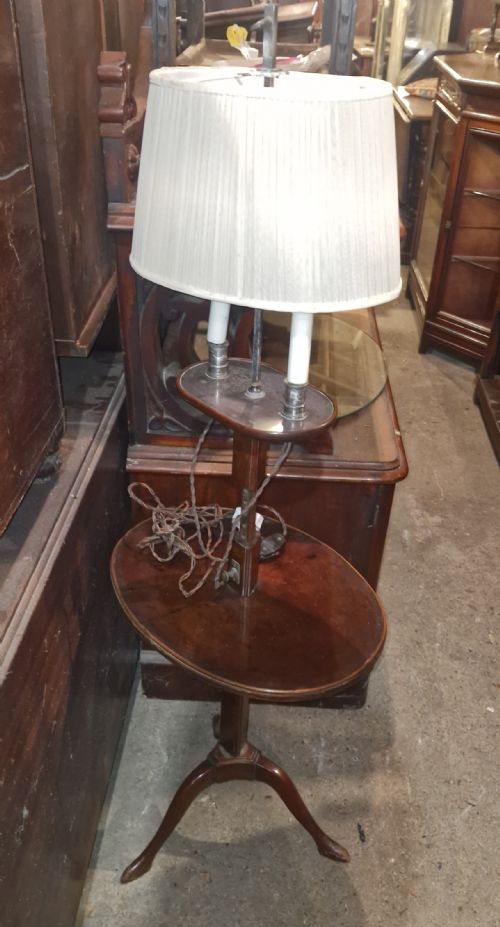 INTERESTING AND UNUSUAL CONVERTED LAMP TABLE - ADDITIONAL PHOTO 10