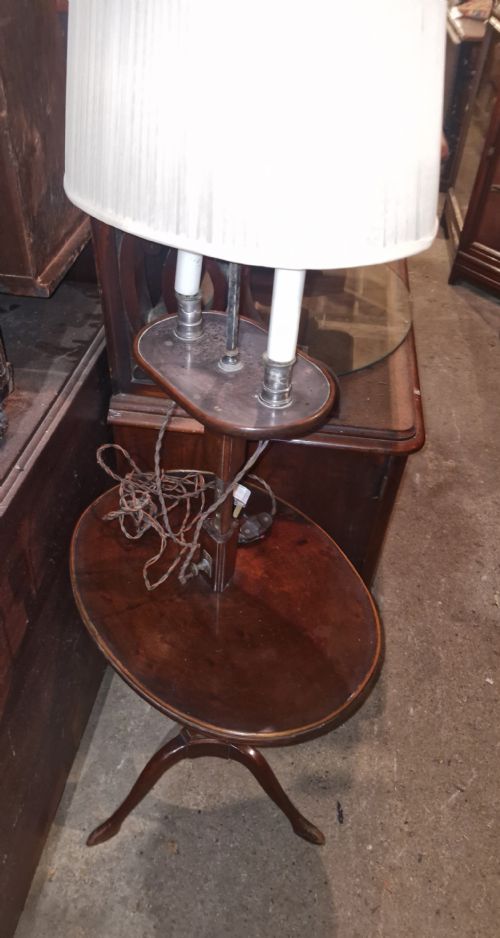 INTERESTING AND UNUSUAL CONVERTED LAMP TABLE - ADDITIONAL PHOTO 14