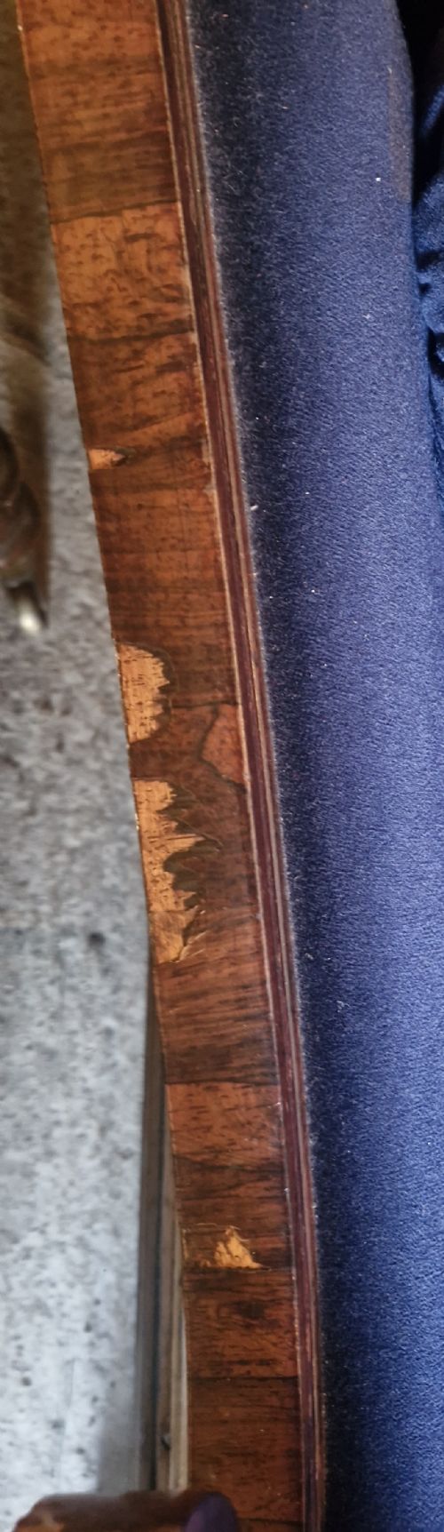 REGENCY ROSEWOOD CHAISE LONGUE - ADDITIONAL PHOTO 12