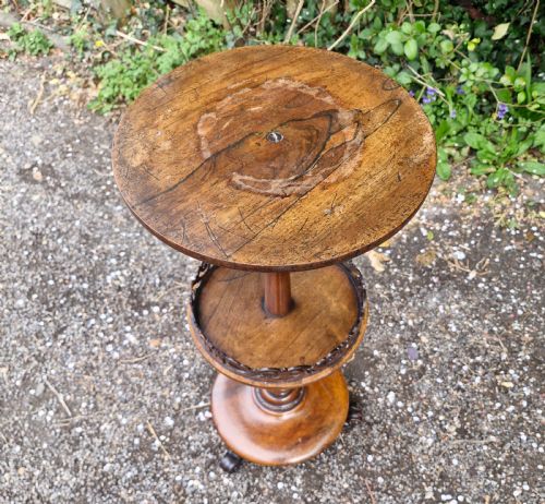 EARLY VICTORIAN ROSEWOOD DECANTER TABLE - ADDITIONAL PHOTO 4