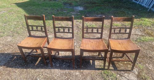 Set of 4 Regency Suffolk Kitchen Dining Chairs.