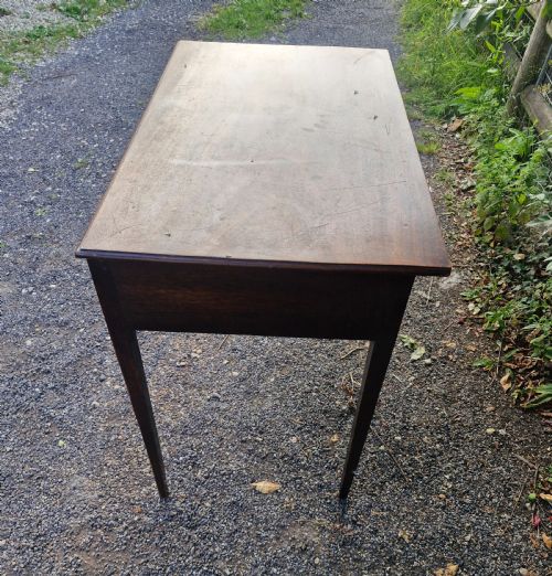 LATE GEORGIAN MAHOGANY SIDE TABLE - ADDITIONAL PHOTO 2