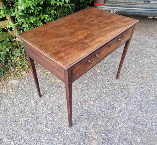 LATE GEORGIAN MAHOGANY SIDE TABLE - ADDITIONAL PHOTO 4
