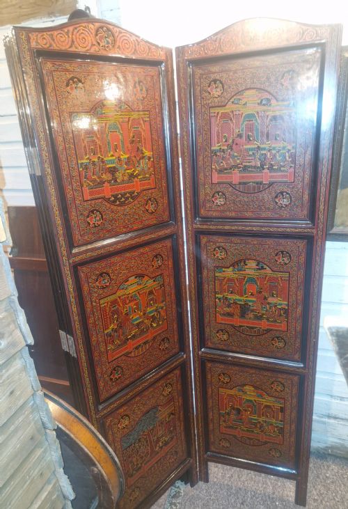 BURMESE LACQUERED SCREEN - ADDITIONAL PHOTO 16
