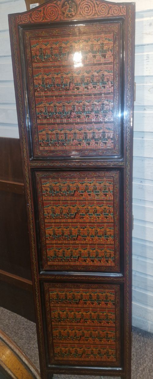 BURMESE LACQUERED SCREEN - ADDITIONAL PHOTO 17