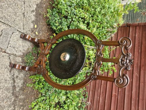 LARGE LATE VICTORIAN DINNER GONG - ADDITIONAL PHOTO 5