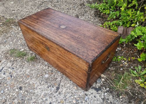 Early 20th Century Teak Trunk.

