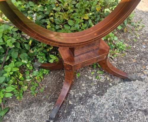 PAIR OF REGENCY INLAID TEAGAMES TABLES - ADDITIONAL PHOTO 7