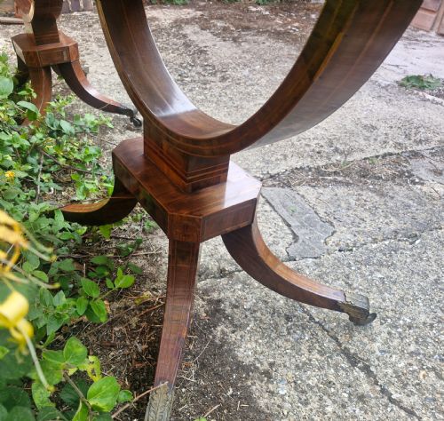 PAIR OF REGENCY INLAID TEAGAMES TABLES - ADDITIONAL PHOTO 8