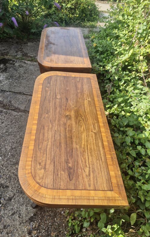 PAIR OF REGENCY INLAID TEAGAMES TABLES - ADDITIONAL PHOTO 10
