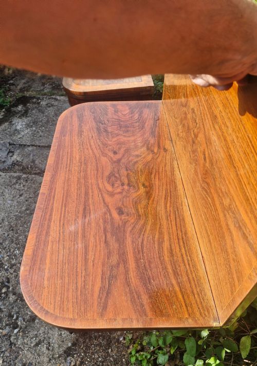 PAIR OF REGENCY INLAID TEAGAMES TABLES - ADDITIONAL PHOTO 13