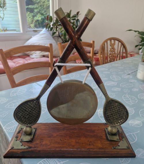 Highly Unusual Table Top Dinner Gong.