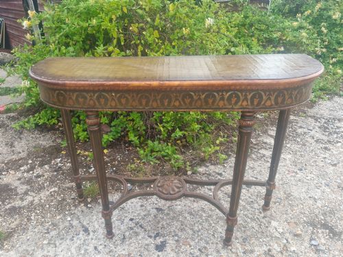 Painted and Decorated Hall Table.