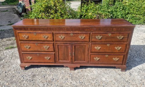 Large Oak Dresser Base.