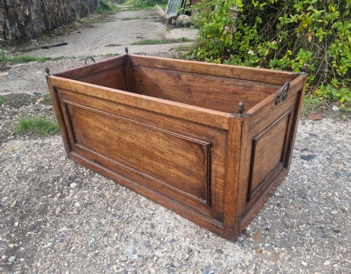 Country House Log Bin/basket.
