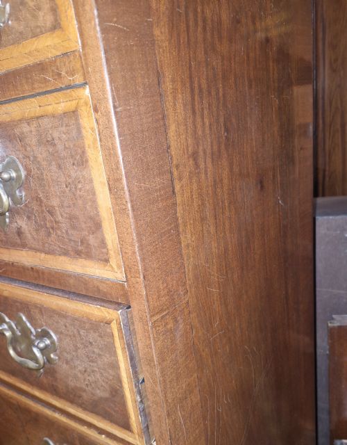 WALNUT CHEST ON STAND - ADDITIONAL PHOTO 2