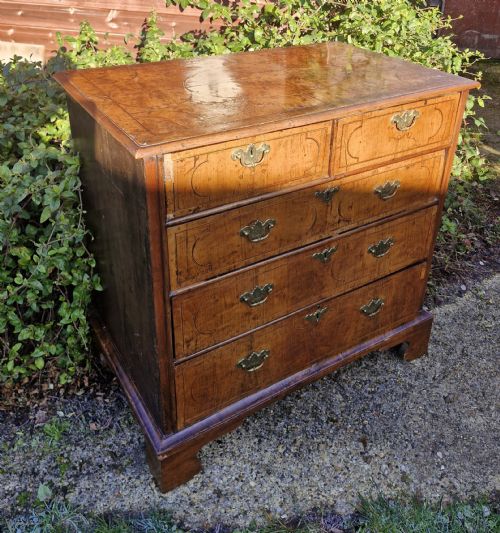 EARLY 18TH CENTURY WALNUT CHEST OF DRAWERS FOR RESTORATION Q - ADDITIONAL PHOTO 8