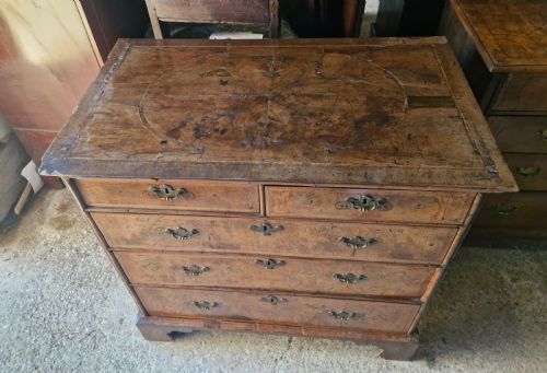 EARLY 18TH CENTURY WALNUT CHEST OF DRAWERS FOR RESTORATION - ADDITIONAL PHOTO 14
