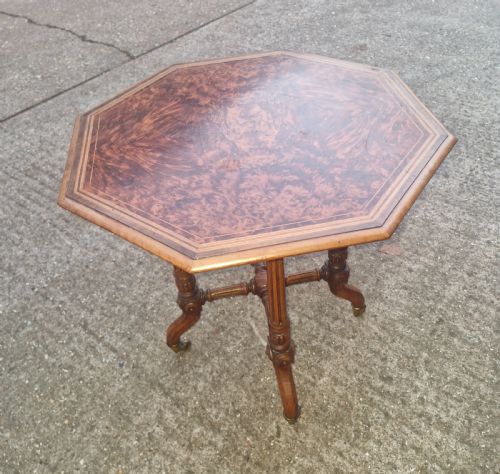 late victorian occasional table following a gillows design - CATEGORY: ANTIQUE TABLES - DATED VICTORIAN