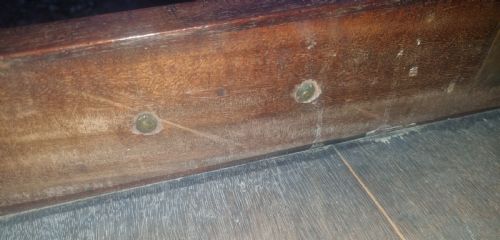 GEORGIAN MAHOGANY BACHELOR'S CHEST WITH BRUSHING SLIDE - ADDITIONAL PHOTO 7
