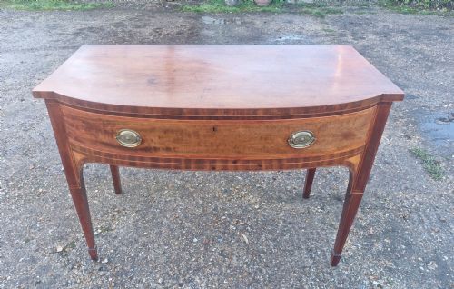 early 19th century inlaid mahogany serving table - CATEGORY: ANTIQUE TABLES - DATED REGENCY