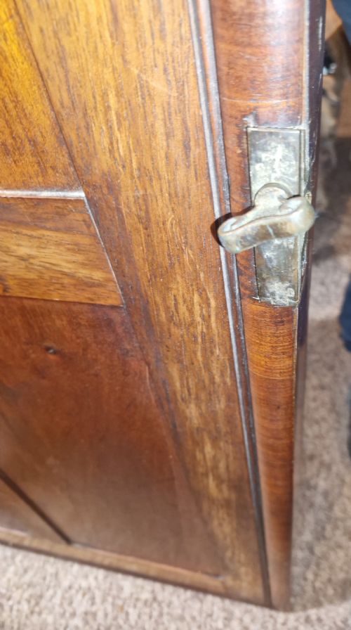 EARLY VICTORIAN MAHOGANY CHEVAL DRESSING MIRROR - ADDITIONAL PHOTO 8