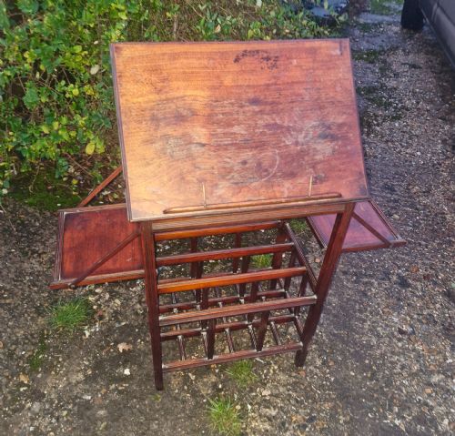 UNUSUAL LATE VICTORIAN MUSIC TABLE - ADDITIONAL PHOTO 1