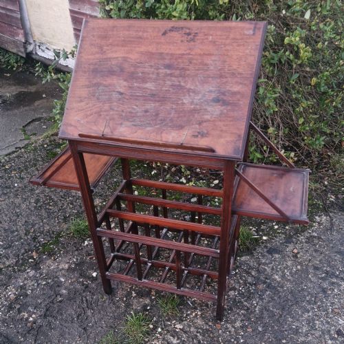 UNUSUAL LATE VICTORIAN MUSIC TABLE - ADDITIONAL PHOTO 9