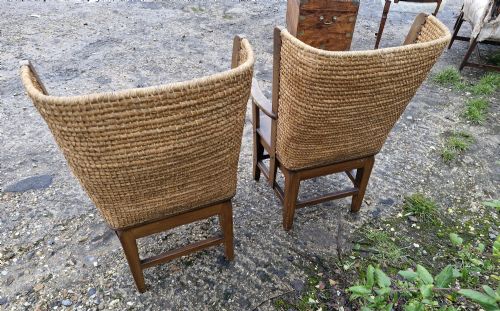 PAIR OF EDWARDIAN ORKNEY ARMCHAIRS - ADDITIONAL PHOTO 7