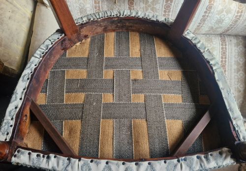 ELEGANT EARLY 19TH CENTURY MAHOGANY DESK ARMCHAIR - ADDITIONAL PHOTO 1