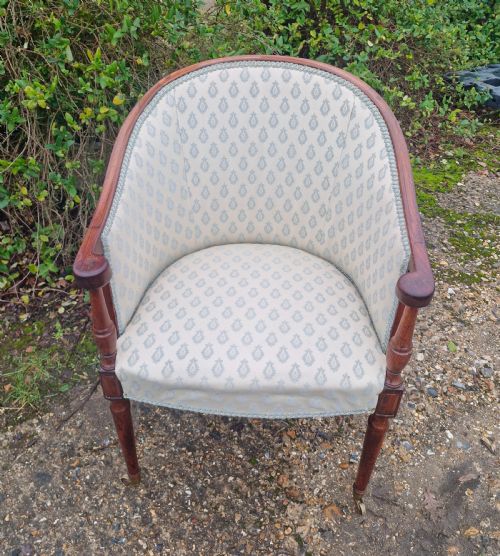 ELEGANT EARLY 19TH CENTURY MAHOGANY DESK ARMCHAIR - ADDITIONAL PHOTO 10