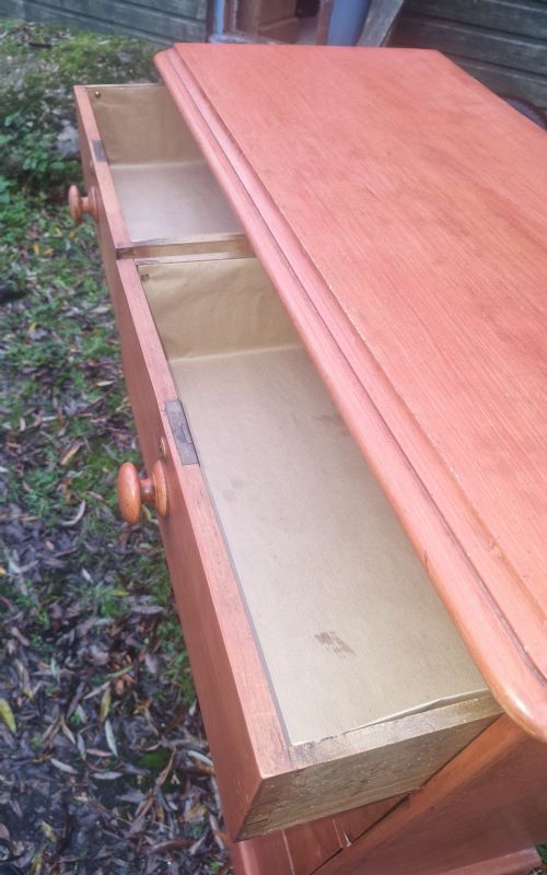 VICTORIAN PINE CHEST OF DRAWERS - ADDITIONAL PHOTO 1