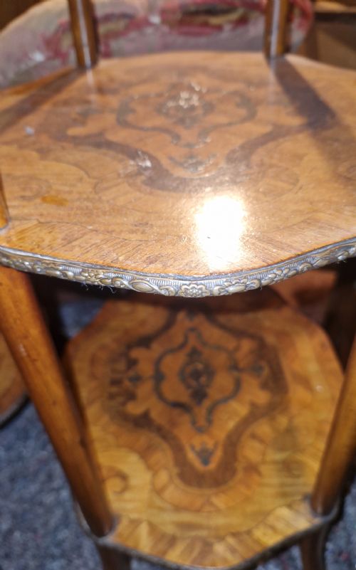 PAIR OF LATE 19TH CENTURY MARQUETRY ETAGERES - ADDITIONAL PHOTO 13