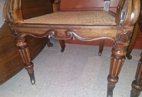 PAIR OF REGENCY GILLOWS ROSEWOOD ARMCHAIRS - ADDITIONAL PHOTO 14