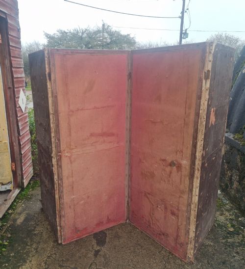 LARGE VICTORIAN SCRAP WORK 4 FOLD SCREEN - ADDITIONAL PHOTO 2