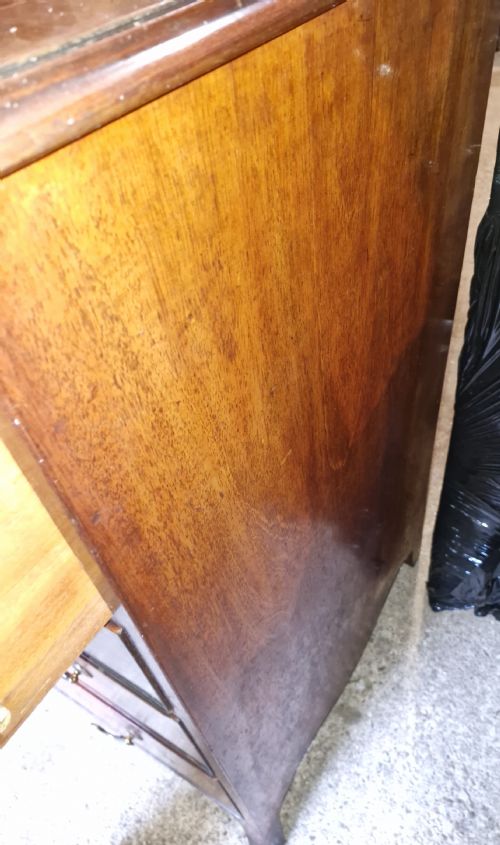 REGENCY MAHOGANY SECRETAIRE CHEST - ADDITIONAL PHOTO 3