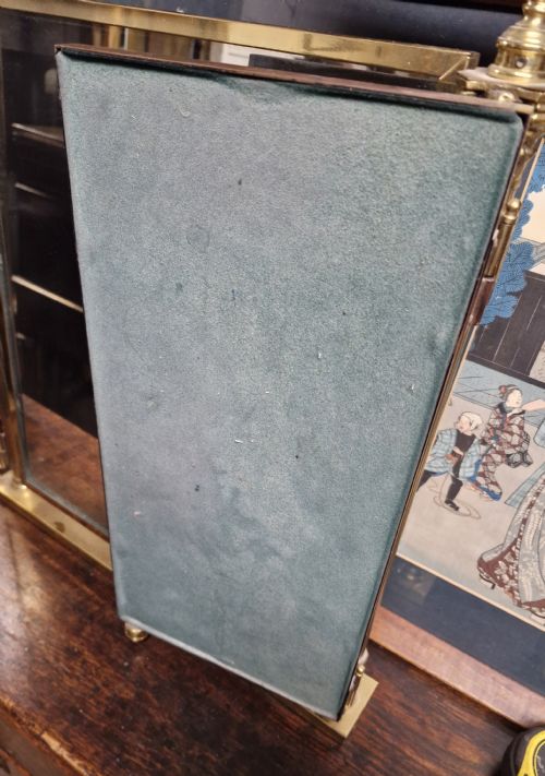 EARLY 20TH CENTURY FRENCH BRASS DRESSING MIRROR - ADDITIONAL PHOTO 1