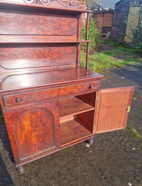 REGENCY MAHOGANY SIDE CABINET - ADDITIONAL PHOTO 2