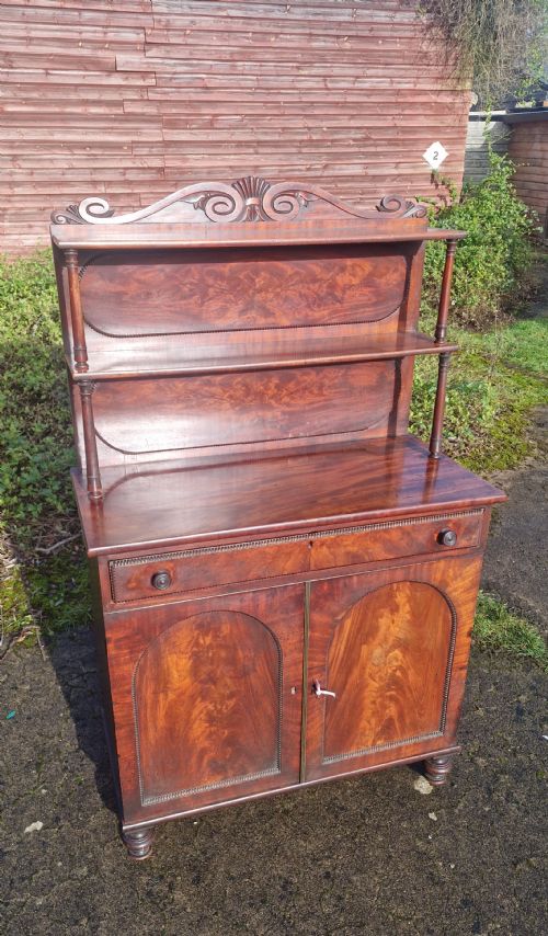 REGENCY MAHOGANY SIDE CABINET - ADDITIONAL PHOTO 5