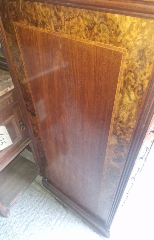 GOOD VICTORIAN INLAID WALNUT WELLINGTON STYLE CHEST BY HOLLAND SONS - ADDITIONAL PHOTO 7
