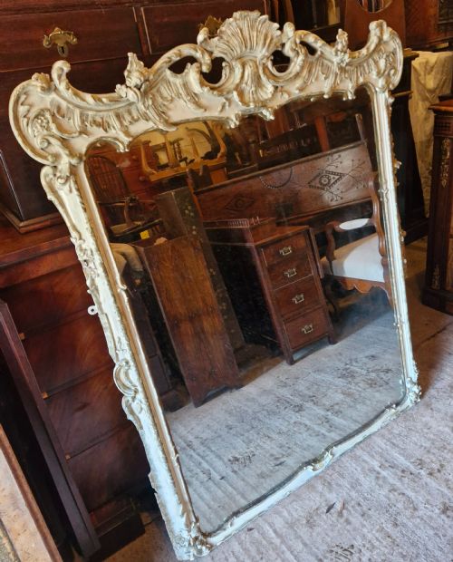 19TH CENTURY OVERMANTEL MIRROR - ADDITIONAL PHOTO 7