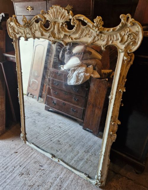 19TH CENTURY OVERMANTEL MIRROR - ADDITIONAL PHOTO 8